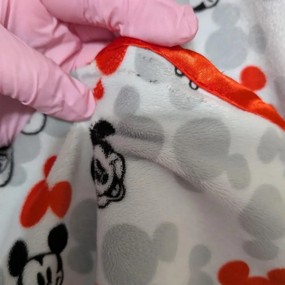 Disney Baby Mickey Mouse Baby Blanket With Mickey Mouse Heads